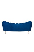 RICHMOND sofa COSETTE BLUE - welur, podstawa złota - Richmond Interiors